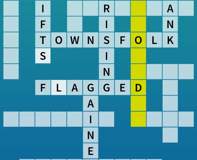 Πλέγμα word fit από το Fill-in Crosswords Unlimited με λίστα λέξεων